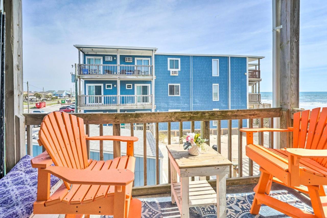 North Topsail Condo - Steps To Beach! North Topsail Beach Esterno foto