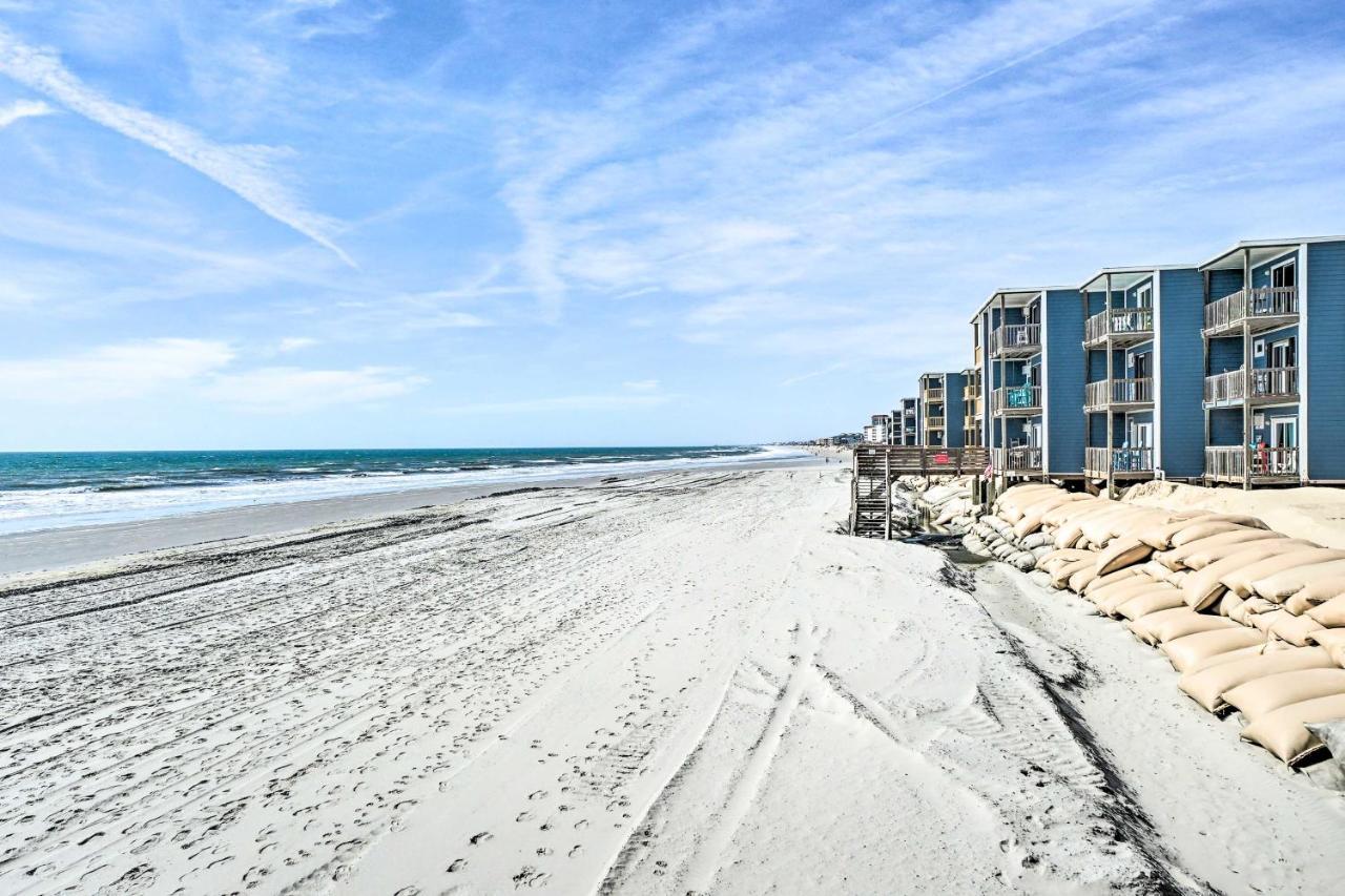 North Topsail Condo - Steps To Beach! North Topsail Beach Esterno foto