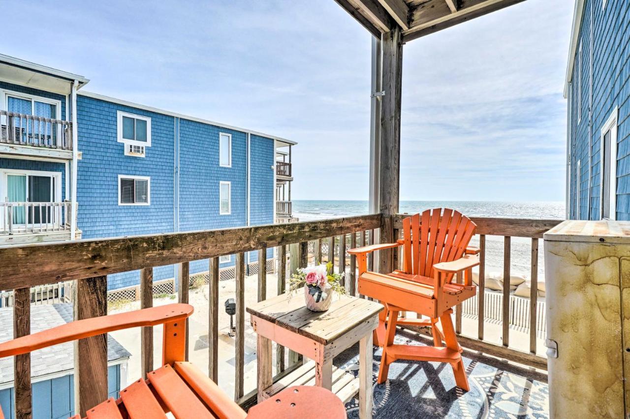 North Topsail Condo - Steps To Beach! North Topsail Beach Esterno foto